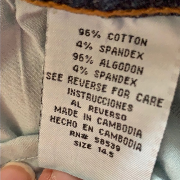 LEI Juniors Straight Leg Jeans, Size 14.5 NWOT - Picture 10 of 10